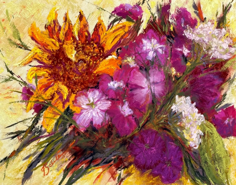 Sunflower and Friends by artist Joycelyn Schedler